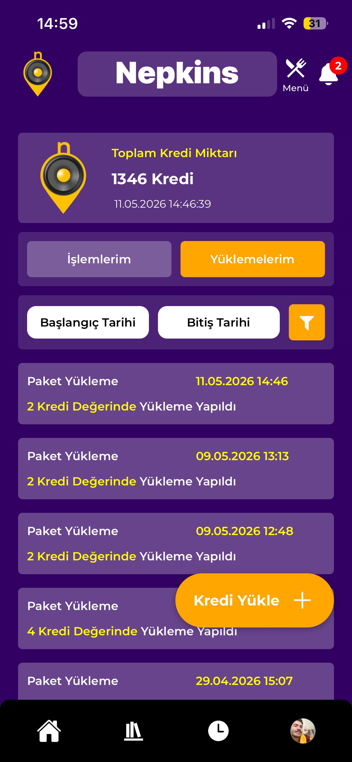 İndir ve Kayıt ol                                                          